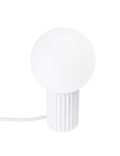 Lámpara de mesa HALO blanca