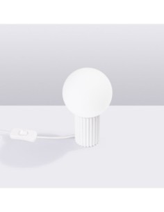 Lámpara de mesa HALO blanca 2