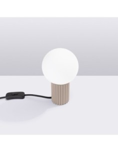 Lámpara de mesa HALO taupe 2
