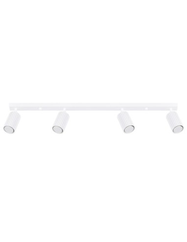 Lámpara de techo KARBON 4L blanca