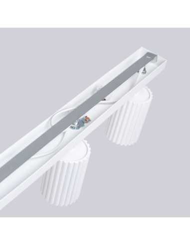 Lámpara de techo KARBON 4L blanca