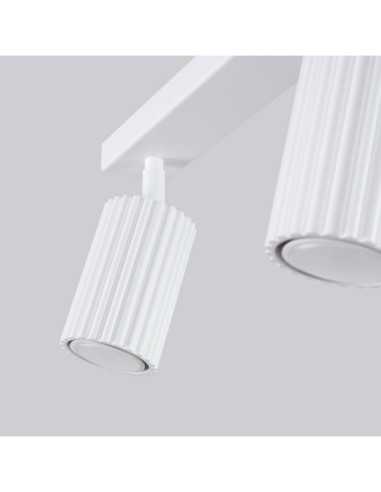 Lámpara de techo KARBON 4L blanca