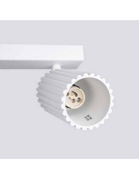 Lámpara de techo KARBON 4L blanca