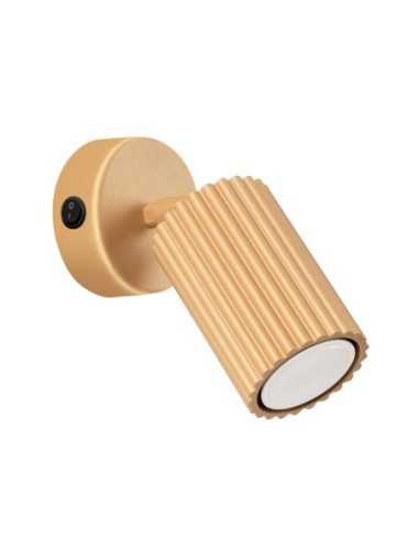 Aplique KARBON oro con interruptor