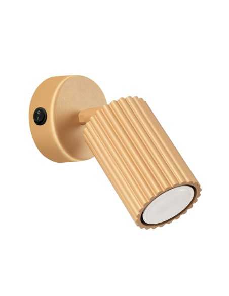 Aplique KARBON oro con interruptor