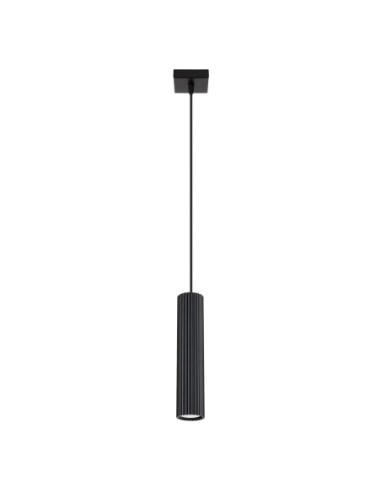 Lámpara colgante KARBON 1 negro