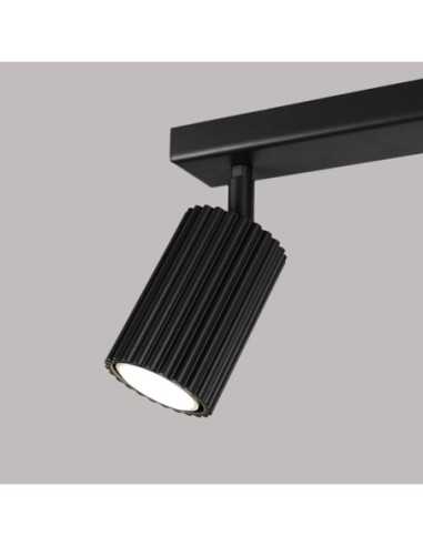 Lámpara de techo KARBON 2 negra