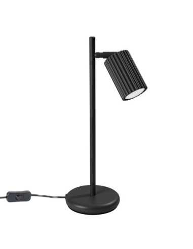Lámpara de mesa KARBON negra