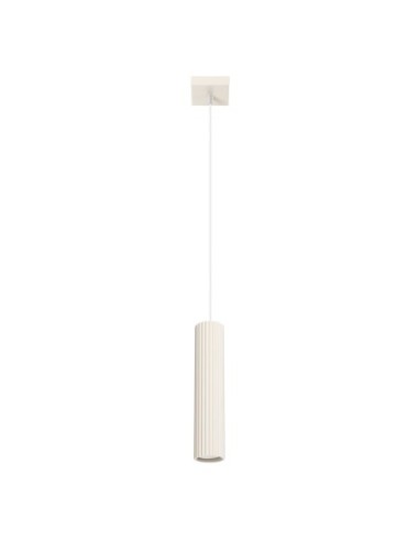 Lámpara colgante KARBON 1 beige