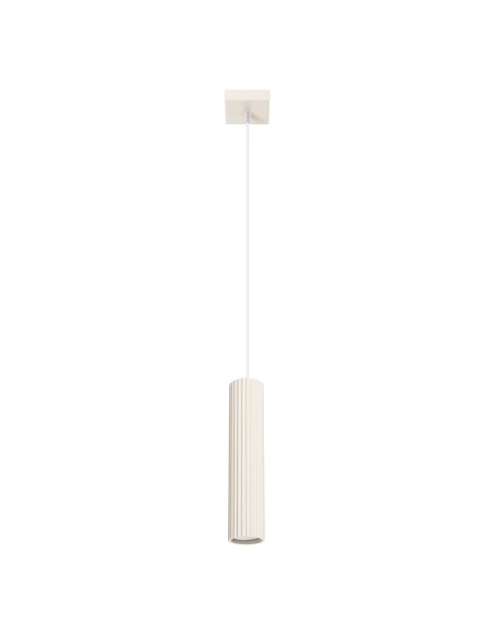 Lámpara colgante KARBON 1 beige