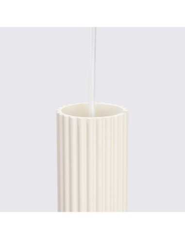 Lámpara colgante KARBON 1 beige