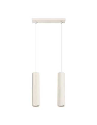 Lámpara colgante KARBON 2 beige