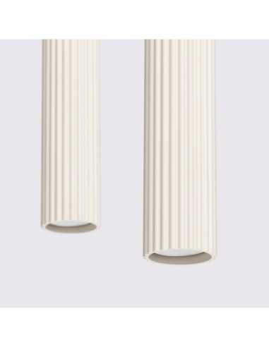 Lámpara colgante KARBON 2 beige