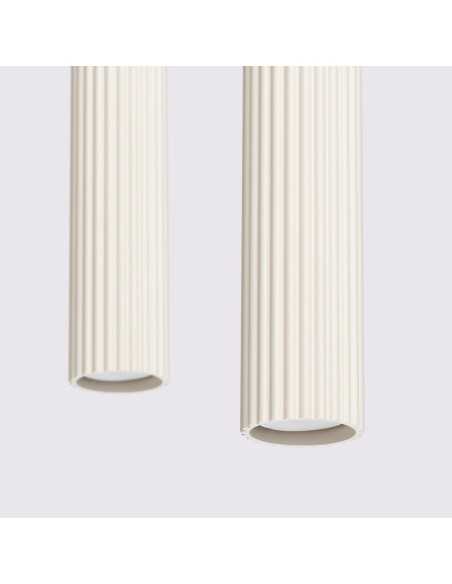 Lámpara colgante KARBON 2 beige