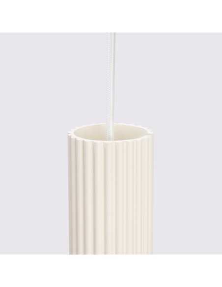 Lámpara colgante KARBON 3P beige