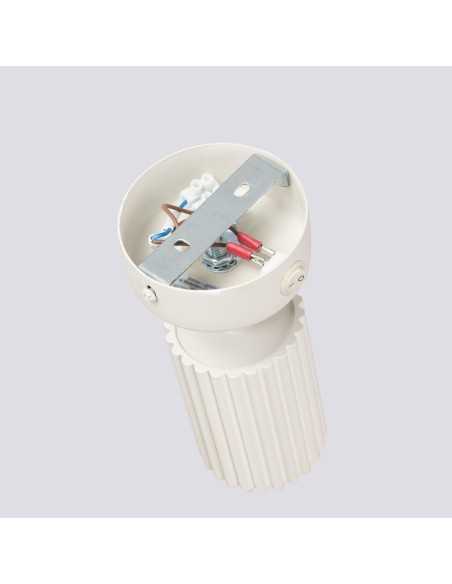 Aplique KARBON beige con interruptor