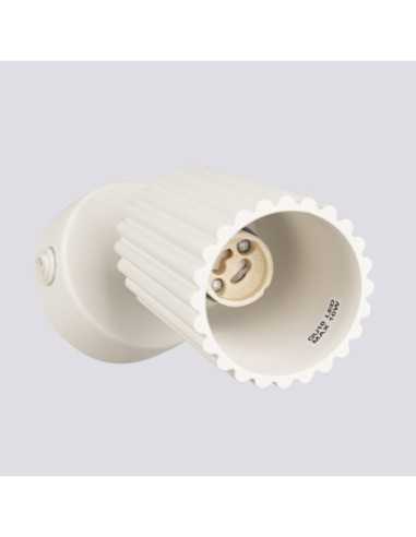 Aplique KARBON beige con interruptor