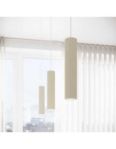 Lámpara de techo KARBON 6L beige