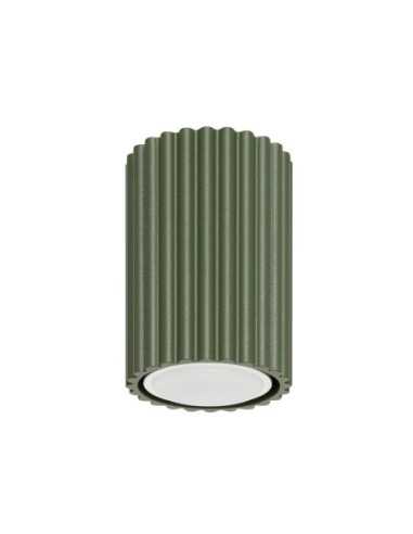 Lámpara de techo KARBON 10 verde oliva