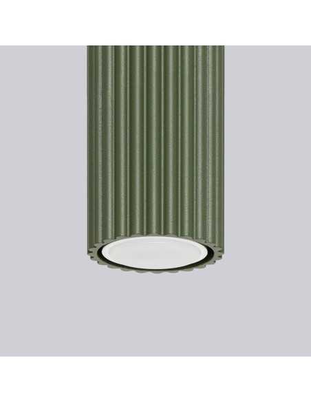 Lámpara de techo KARBON 20 verde oliva