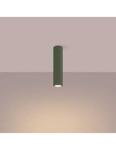 Lámpara de techo KARBON 30 verde oliva