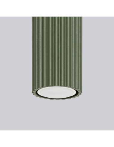 Lámpara de techo KARBON 40 verde oliva