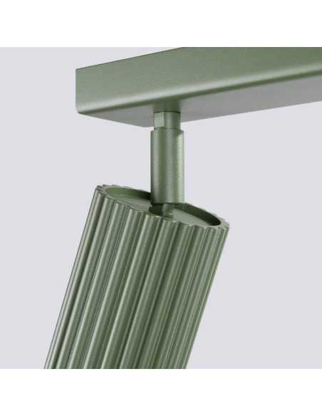 Lámpara de techo KARBON 2 verde oliva