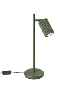 Lámpara de mesa KARBON verde oliva