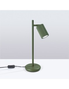 Lámpara de mesa KARBON verde oliva 2