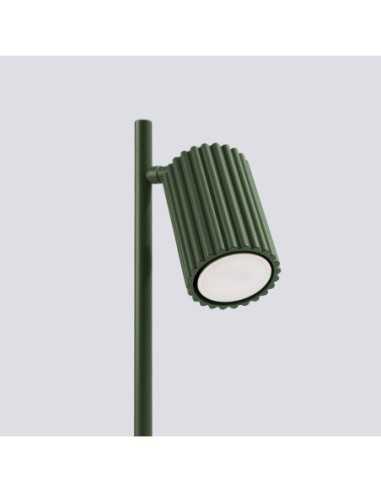 Lámpara de mesa KARBON verde oliva