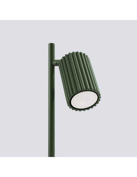 Lámpara de mesa KARBON verde oliva