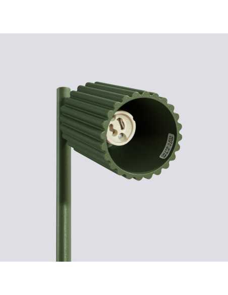 Lámpara de mesa KARBON verde oliva