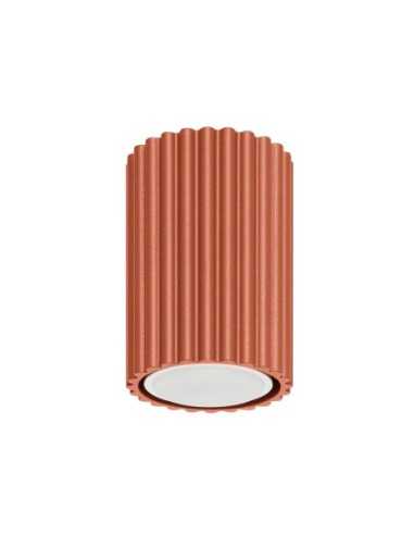 Lámpara de techo KARBON 10 rojo ocre