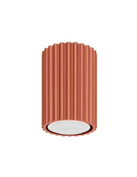 Lámpara de techo KARBON 10 rojo ocre