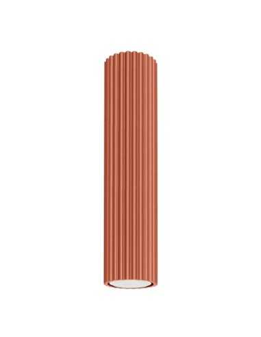 Lámpara de techo KARBON 30 rojo ocre