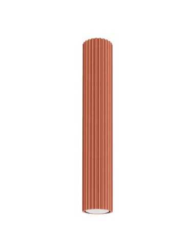 Lámpara de techo KARBON 40 rojo ocre