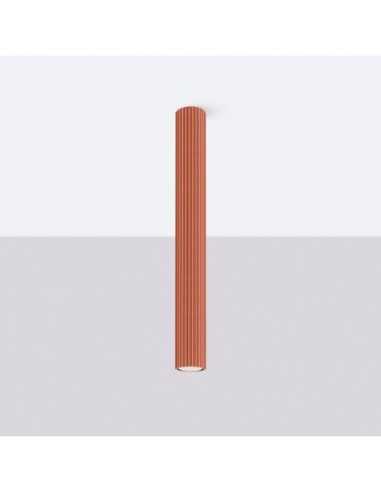 Lámpara de techo KARBON 60 rojo ocre