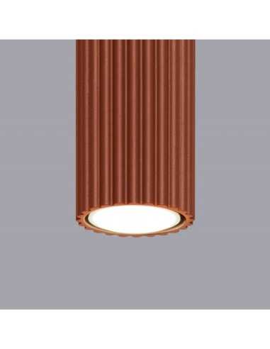 Lámpara de techo KARBON 60 rojo ocre