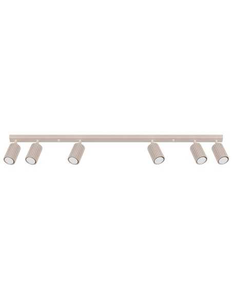 Lámpara de techo KARBON 6L taupe