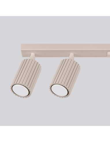 Lámpara de techo KARBON 6L taupe