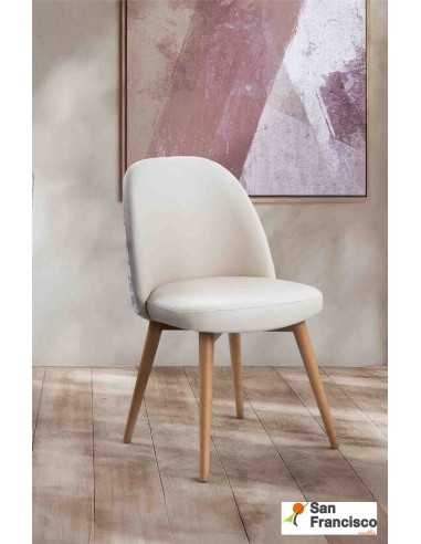 Silla de comedor moderna Tapizada