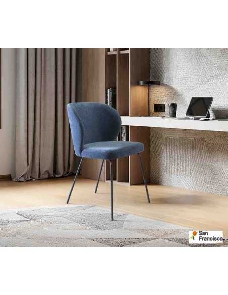 Silla de Diseño con patas metálicas