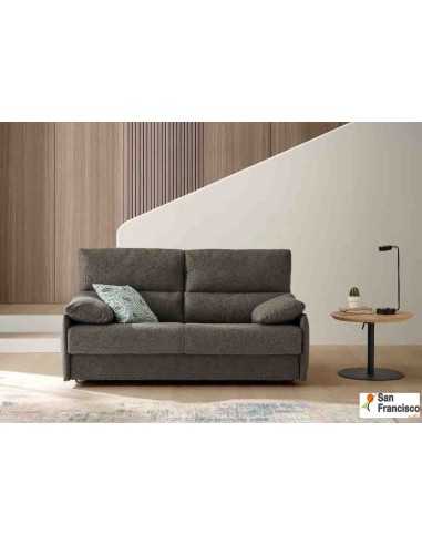 Sofá cama apertura italiana tapizado en Color Marengo