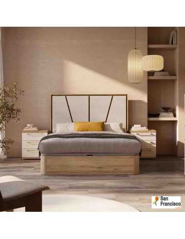Dormitorio de matrimonio moderno y económico