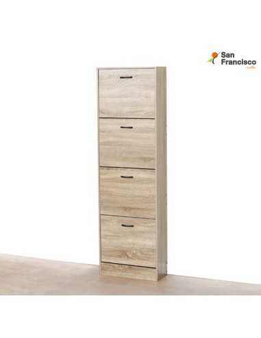zapatero 60cm con 4 gavetas