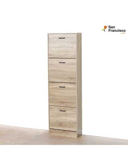 zapatero 60cm con 4 gavetas