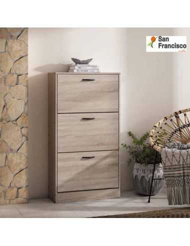 Zapatero con 3 gavetas de 60cm económico