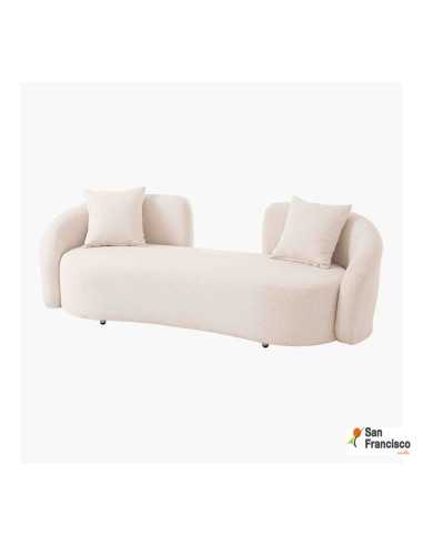 Sofá de diseño para exterior curvo de 245cm