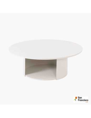 Mesa de centro auxiliar de 100cm de uso en exterior