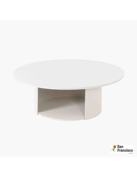 Mesa de centro auxiliar de 100cm de uso en exterior